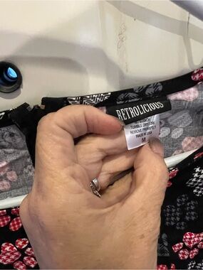 Retrolicious Houndstooth and paw print dress